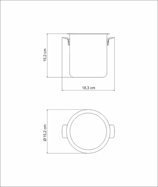 Ice Bucket 14cm 2.3L